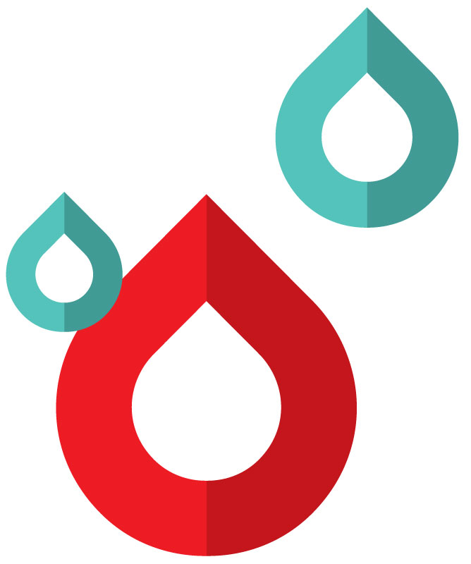Blood drops icon