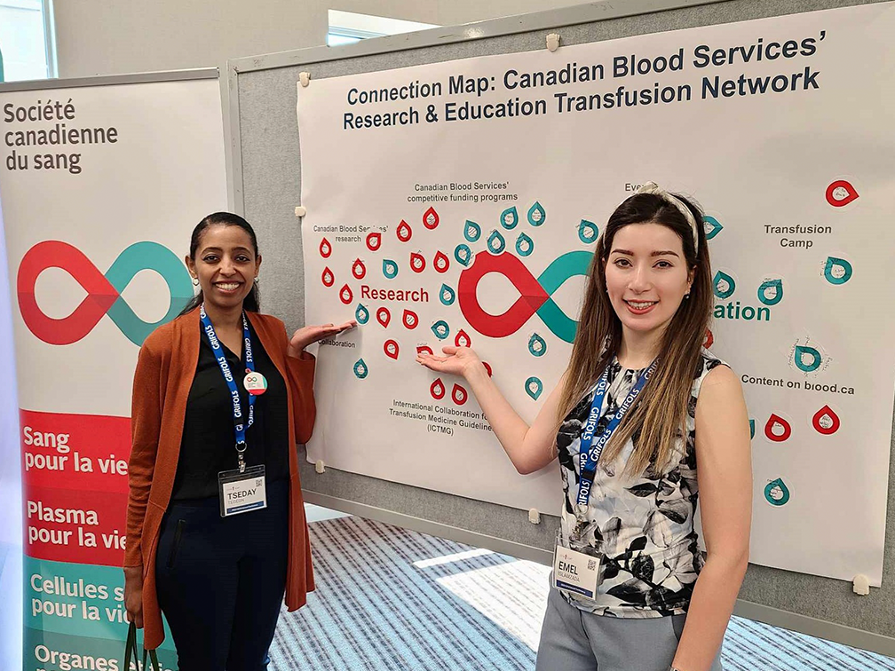Emel Islamzada, PhD candidate in Dr. Hongshen Ma’s lab at the Centre for Blood Research at the University of British Columbia in Vancouver