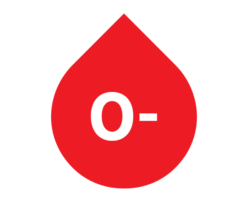 O-negative droplet icon