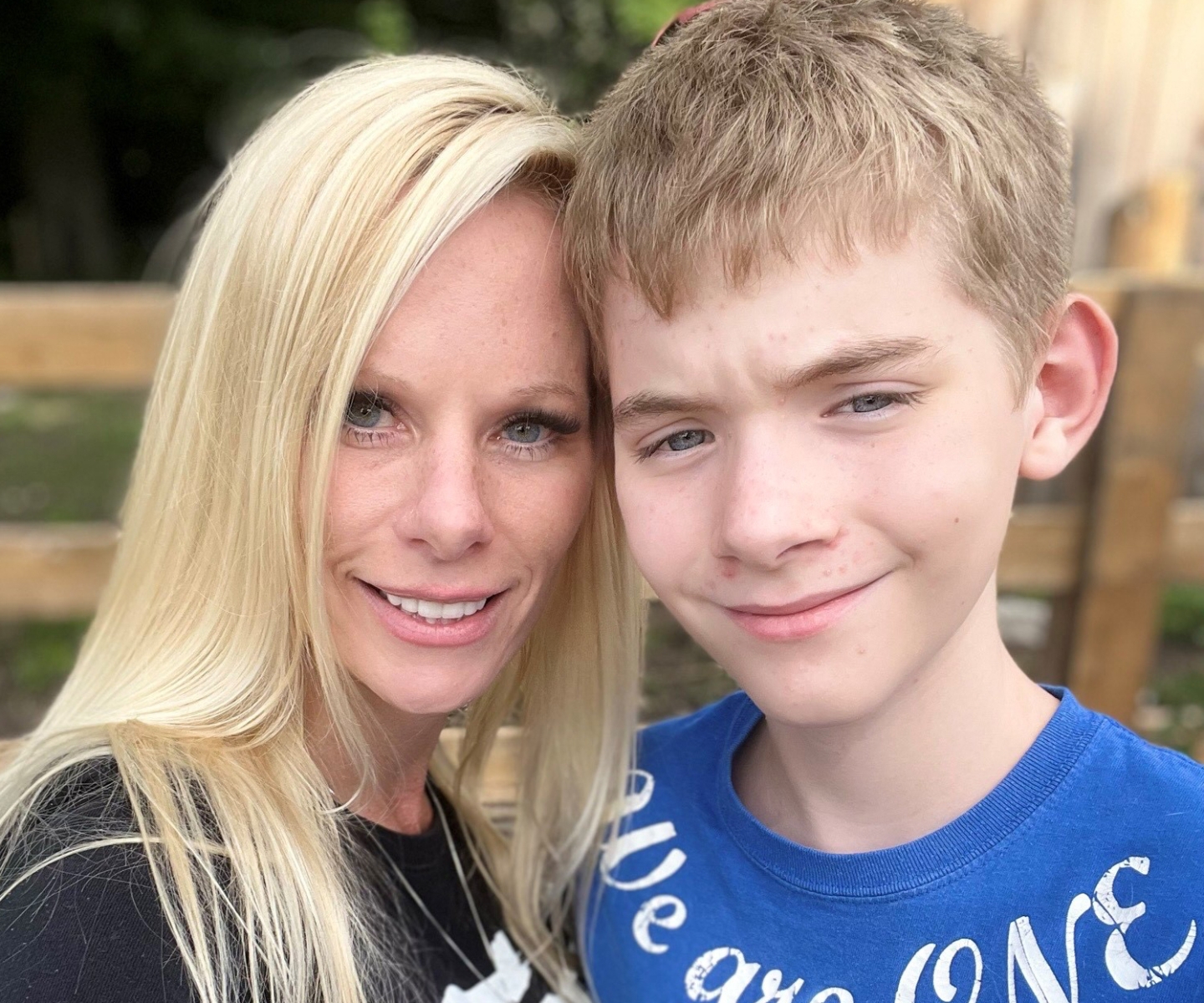 Carrie plasma recipient and son