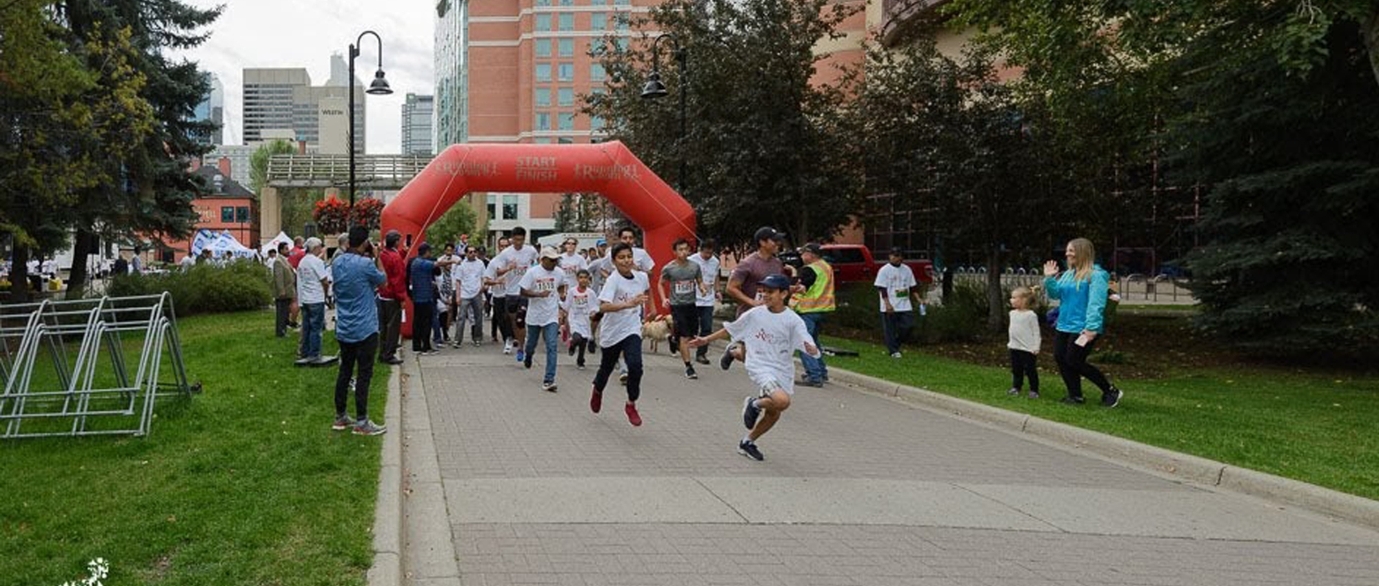 Runners take off from the starting line during last year’s Run for Calgary event on Sept.14, 2019