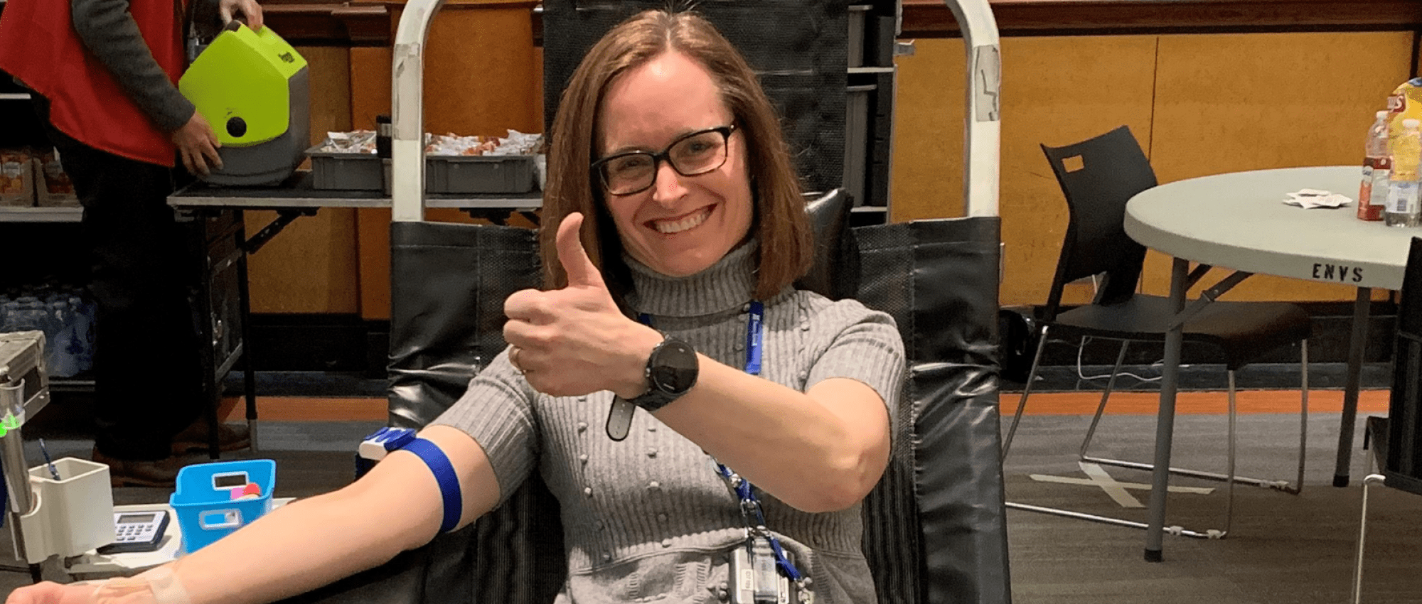 Doctors bracing for the impact of COVID-19 are finding time to give blood and encourage others to do the same.